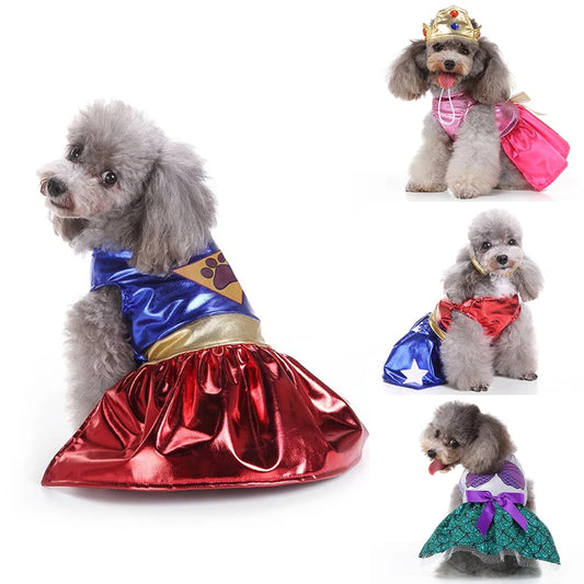 Halloween Pet Costume Dress – Cute Claw Skirt Cosplay Outfit for Dogs, Funny Party & Dress-Up Costume for Pets.