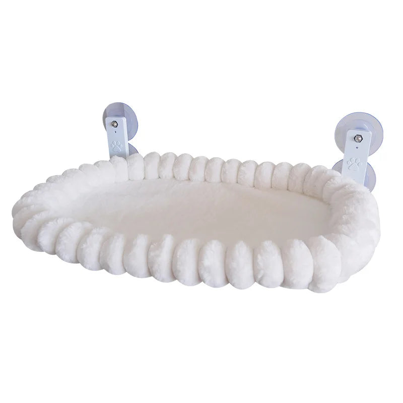Cat Window Hammock – Strong Suction Cup Mount, Cozy Window Perch for Indoor Cats.