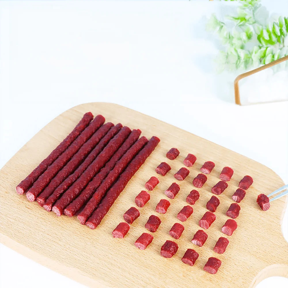 All-Natural Beef Stick Dog Treats, Healthy & Easily Digestible Chews, 7.05 oz (200g) or 14.11 oz (400g)
