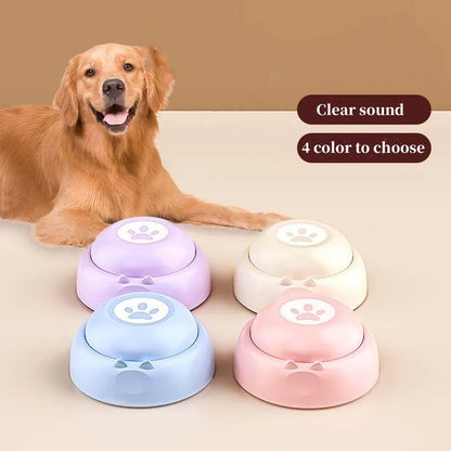 Dog Communication Buttons – Voice Recording Training Buzzer with 30-Second Playback, Fun Interactive Gift for Talking Pets.