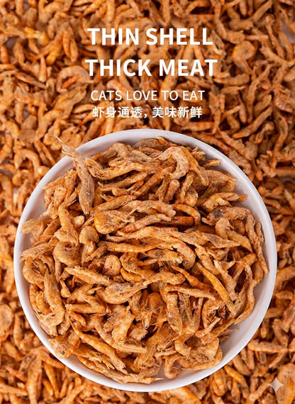 Premium Freeze-Dried Krill Cat Treats, Healthy & Nutritious Snacks for Dental Health and Daily Rewards.