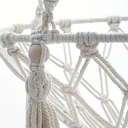 Extra Large Handwoven Cotton Rope Cat Hammock – Durable Heavy-Duty Hanging Bed for Up to 2 Cats, 40cm/15.75in, Fast 24-Hour Shipping.
