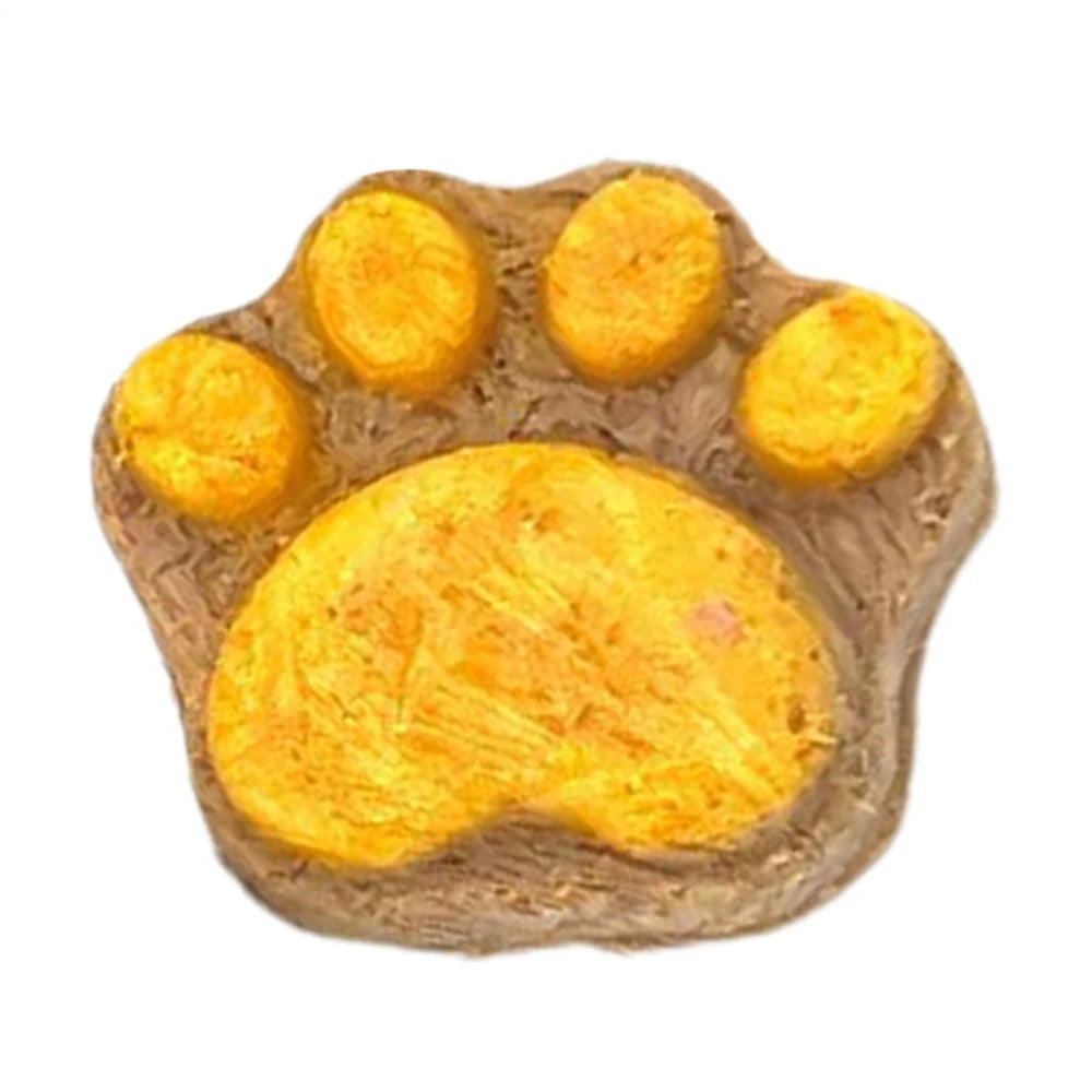 Paw-Shaped Cat Treats, Dental Chews for Teeth Cleaning, Daily Reward Snacks for Kittens and Adult Cats.