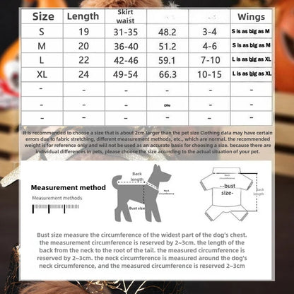 Halloween Spider Dog Costume – Funny Spider Wings Cosplay Outfit for Dogs & Puppies.