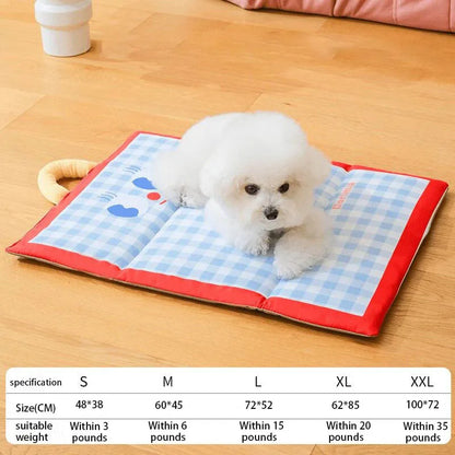 Pet Summer Cooling Bed Mat – Comfortable Cooling Sofa Bed for Dogs & Cats, Soft Pet Cushion for Small, Medium & Large Breeds.