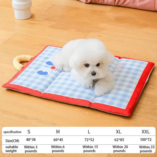 Pet Summer Cooling Bed Mat – Comfortable Cooling Sofa Bed for Dogs & Cats, Soft Pet Cushion for Small, Medium & Large Breeds.