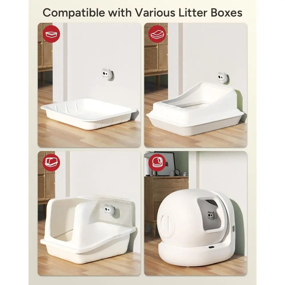 AI Cat Litter Box Camera – Smart Cat Monitoring with Toileting Behavior Tracking, Abnormal Alerts & Compatibility with Automatic and Standard Litter Boxes for Multi-Cat Homes.