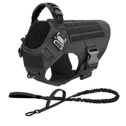 Large Dog Harness & Leash Set – Training Walking Vest with Collar for Medium & Large Dogs.