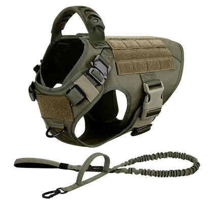 Large Dog Harness & Leash Set – Training Walking Vest with Collar for Medium & Large Dogs.