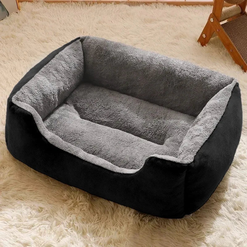 All-Season Plush Pet Bed Pad – Warm, Washable & Bite-Resistant Mat for Cats and Small, Medium & Large Dogs.