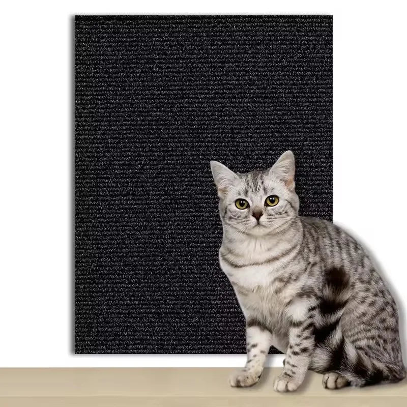 7-Color Cat Scratcher Sofa Protector – Trimmable Self-Adhesive Scratch Pad Carpet for Furniture Protection & Cat Claw Sharpening.