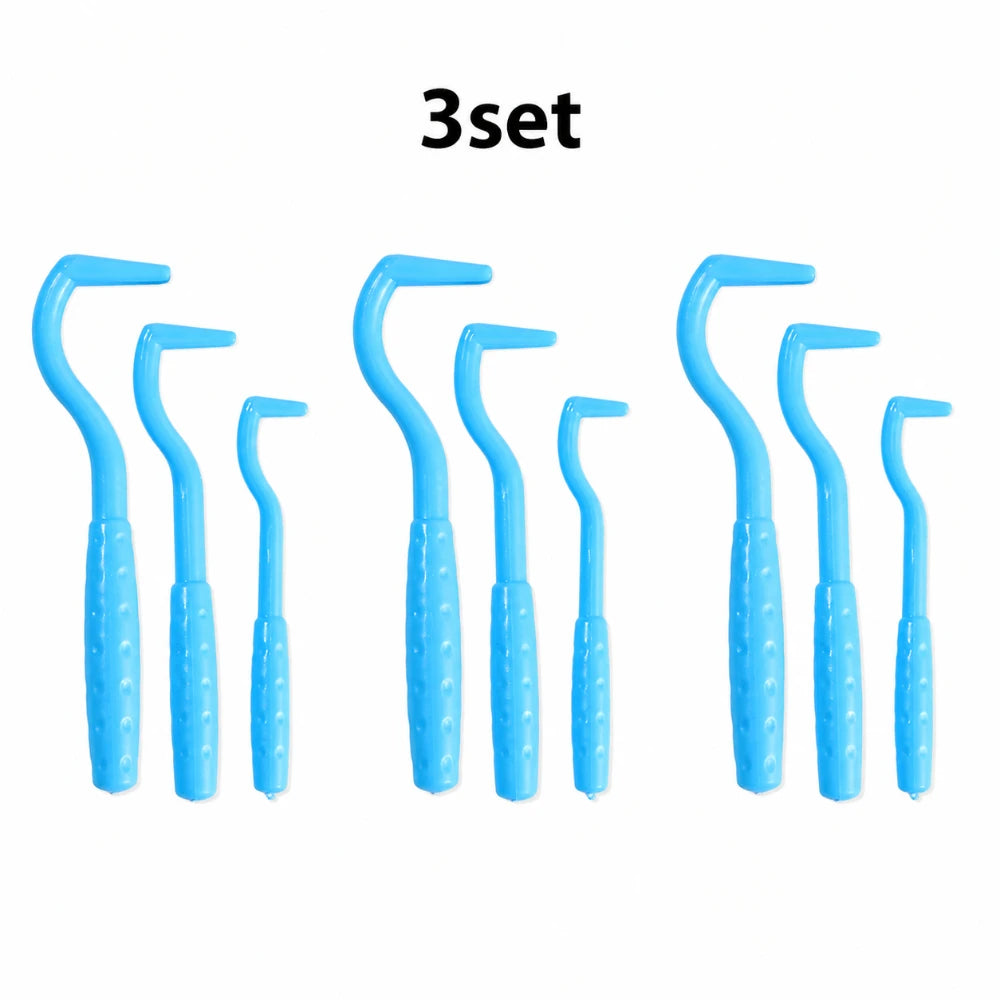 1/3PCS Tick & Flea Remover Tool Set – Portable Hook & Tweezer Extractor for Dogs & Cats, Practical Pet Grooming Accessory.