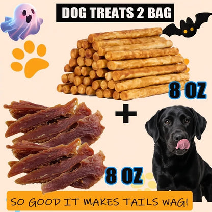 Assorted Dog Treat Pack, High-Protein Dried Chicken & Duck with Freeze-Dried Egg Yolk, Grain-Free Soft Chew Training Rewards for Puppies and Dogs of All Sizes.