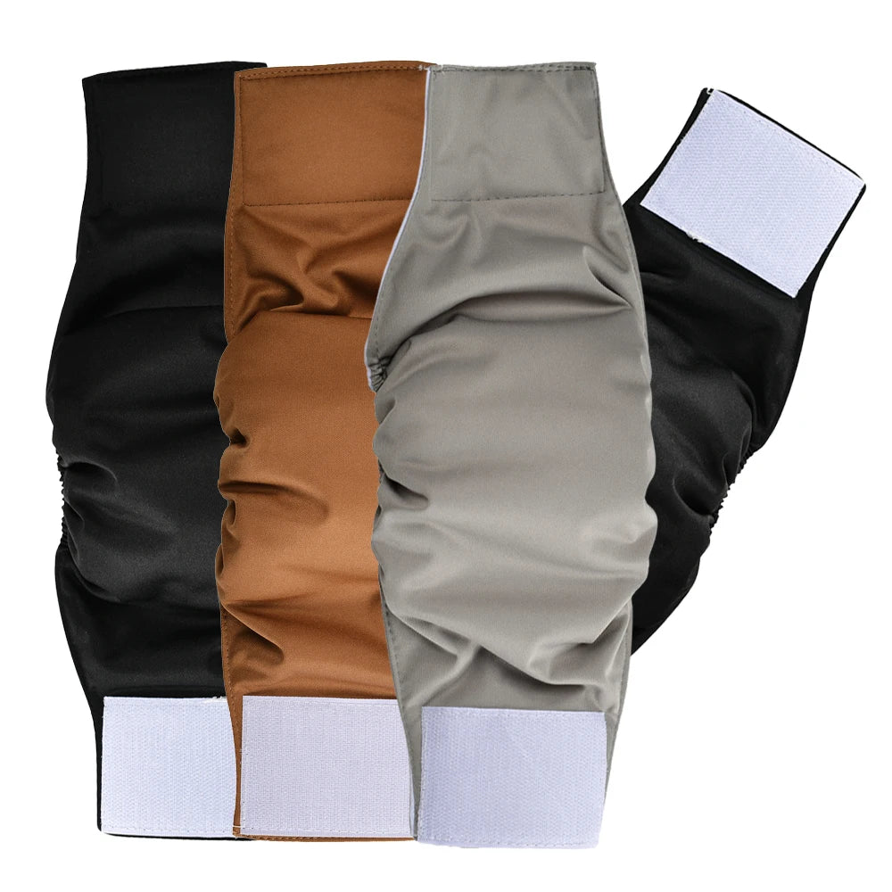3PCS Reusable Male Dog Belly Bands – Washable Breathable Dog Diapers & Physiological Wraps for Puppies and Small Dogs.