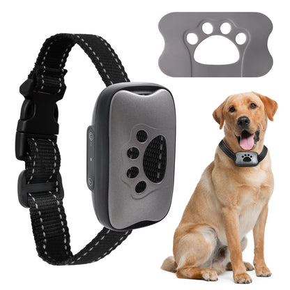 Pet Dog Anti-Barking Training Collar – USB Rechargeable Ultrasonic & Vibration Bark Control Device.