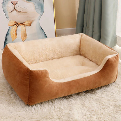 All-Season Plush Pet Bed Pad – Warm, Washable & Bite-Resistant Mat for Cats and Small, Medium & Large Dogs.