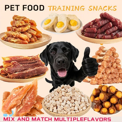 Assorted Dog Treat Pack, High-Protein Dried Chicken & Duck with Freeze-Dried Egg Yolk, Grain-Free Soft Chew Training Rewards for Puppies and Dogs of All Sizes.