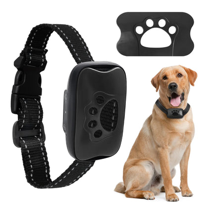 Pet Dog Anti-Barking Training Collar – USB Rechargeable Ultrasonic & Vibration Bark Control Device.
