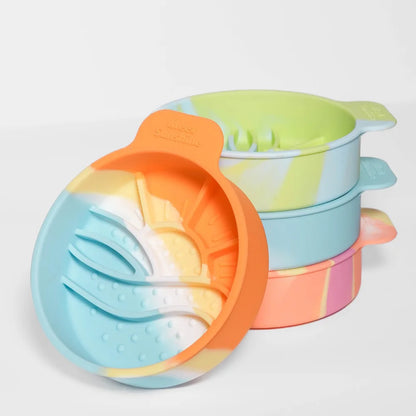 Cat Slow Feeder Bowl – Anti-Choking Non-Slip Interactive Pet Bowl for Dry Food, Wet Food & Water.