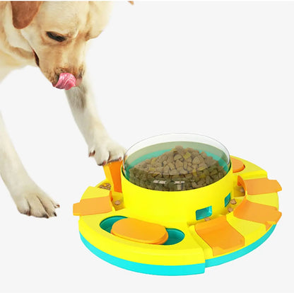 Mental Stimulation Dog Puzzle Toy – Adjustable Difficulty Interactive Feeder for Boredom & Anxiety Relief, Fun IQ Training Game.
