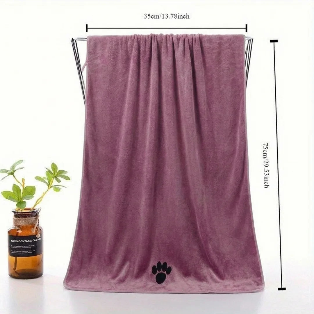 Super Absorbent Dog Bath Towel – Quick-Drying Soft Grooming Towel for Small & Large Dogs and Puppies