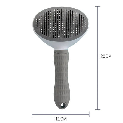 Pet Hair Removal Brush – Grooming Comb for Dogs & Cats, Effective Fur Deshedding Tool for Puppies, Kittens & Pet Care Supplies.