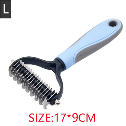 Professional Pet Grooming Comb – Dog & Cat Hair Removal Brush for Shedding, Fur Trimming & Puppy Grooming Care.
