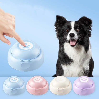 Dog Communication Buttons – Voice Recording Training Buzzer with 30-Second Playback, Fun Interactive Gift for Talking Pets.