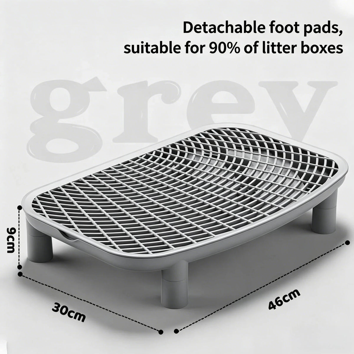 Double-Layer Cat Litter Mat, Anti-Splash Design, Litter Sand Control Pad for Cat Litter Boxes