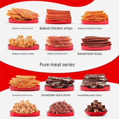 Pet Snack Sausage Treats for Dogs & Cats, Ham-Flavored Calcium-Enriched Nutrition Supplement, Healthy Training & Reward Snacks.