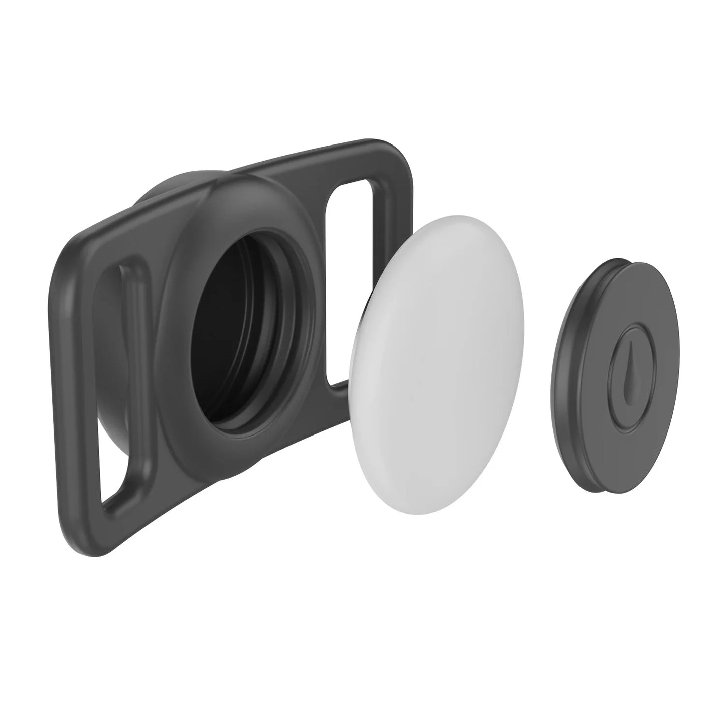 AirTag Pet Collar Holder – Silicone Anti-Lost Protective Case for Dog & Cat Collars, Secure Tracker Mount for Pets.