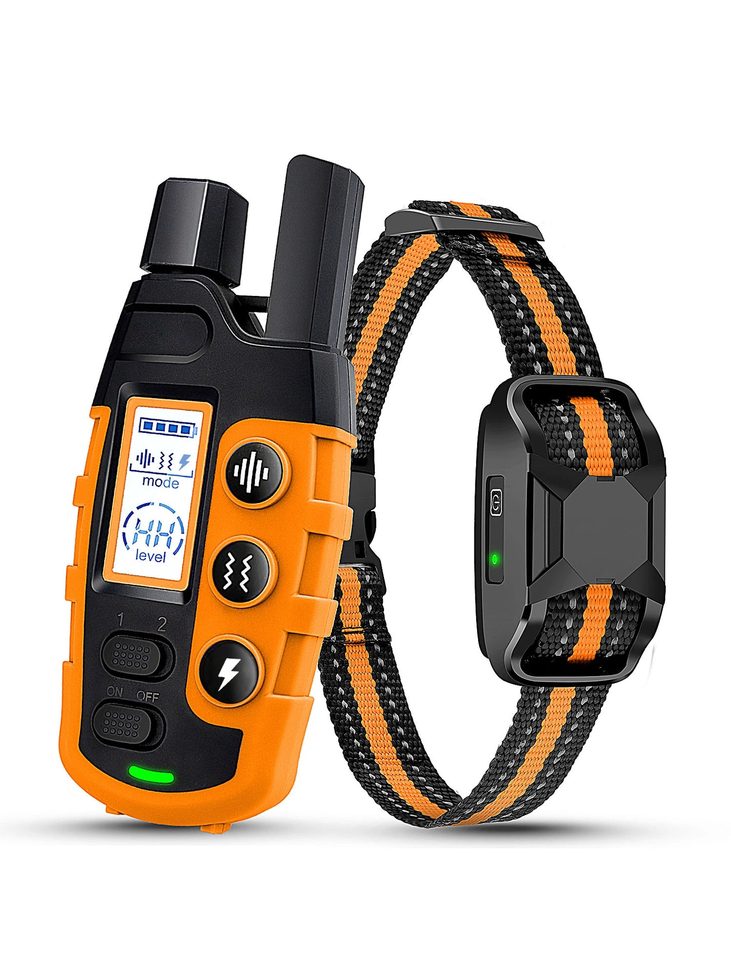 3300FT Remote Dog Training Collar – Waterproof Rechargeable Training Collar with Vibration & Static Stimulation for Dogs 5–120 lbs