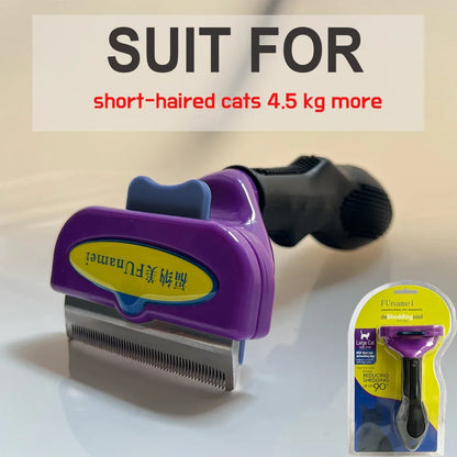 Pet Grooming Brush for Dogs & Cats – Hair Removal Comb with Gentle Massage Design for Shedding, Detangling & Everyday Grooming.