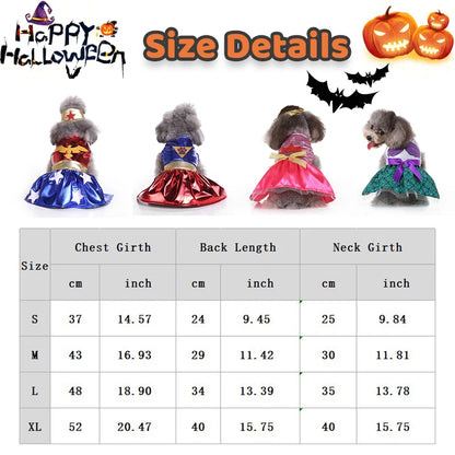 Halloween Pet Costume Dress – Cute Claw Skirt Cosplay Outfit for Dogs, Funny Party & Dress-Up Costume for Pets.