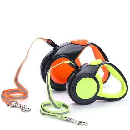 8M Retractable Dog Leash – Automatic Reflective Walking Lead with Anti-Slip Handle, Durable Metal Buckle & Outdoor Pet Design.