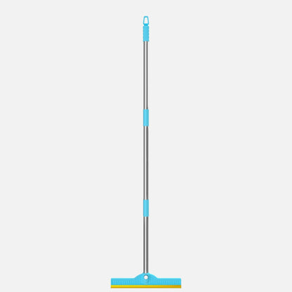 Pet Hair Removal Carpet Rake – Long Handle Rubber Broom & Stainless Steel Fur Remover for Dog and Cat Hair