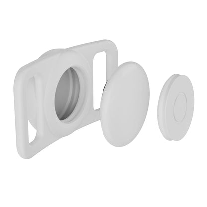 AirTag Pet Collar Holder – Silicone Anti-Lost Protective Case for Dog & Cat Collars, Secure Tracker Mount for Pets.