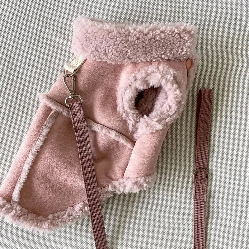 Luxury Dog Vest Jacket – Soft Designer Autumn & Winter Coat for Small to Medium Dogs, Cute Pet Clothing & Homewear Accessory.