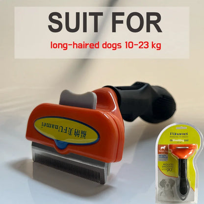 Pet Grooming Brush for Dogs & Cats – Hair Removal Comb with Gentle Massage Design for Shedding, Detangling & Everyday Grooming.
