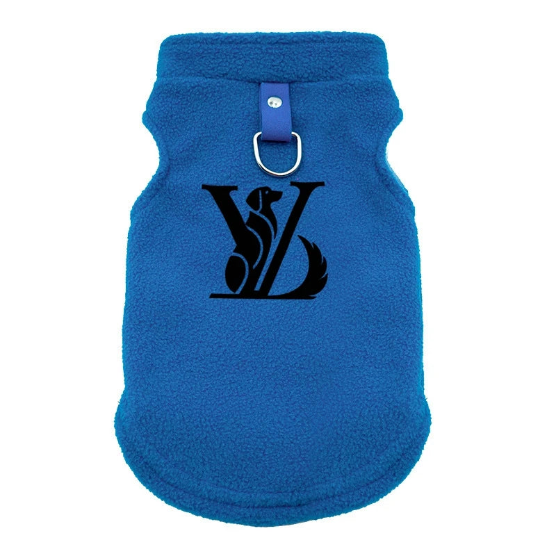 Thickened Warm Fleece Dog Coat Jacket for Small & Medium Dogs – Cozy Winter Puppy Clothing for Chihuahuas & Yorkies.