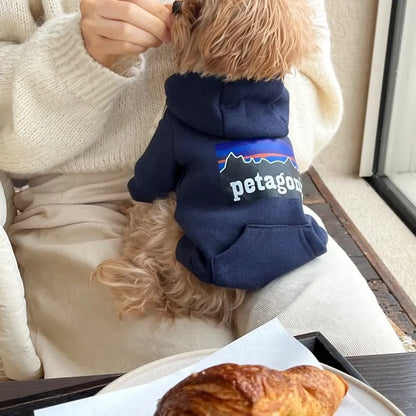Fashion Dog Hoodie – Winter Warm Pet Sweatshirt Coat for Small & Medium Dogs and Cats, Soft Cold Weather Clothing.