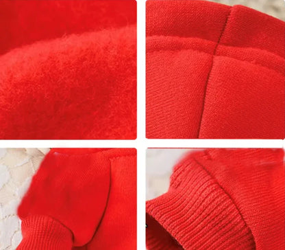 Autumn/Winter Plush Pet Hoodie – Cozy Coat for Small and Big Dogs, Puppies & Cats, Teddy Bears & Schnauzers.