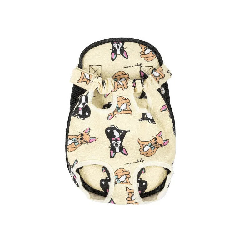 Camouflage Pet Carrier Backpack – Breathable Mesh Travel Bag with Shoulder Strap & Handle for Small Dogs & Cats Outdoor Adventures.