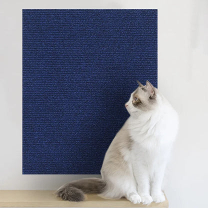 Self-Adhesive Cat Scratching Mat – Trimmable DIY Scratch Carpet for Walls, Corners & Sofas, Durable Furniture Protector for Cats.
