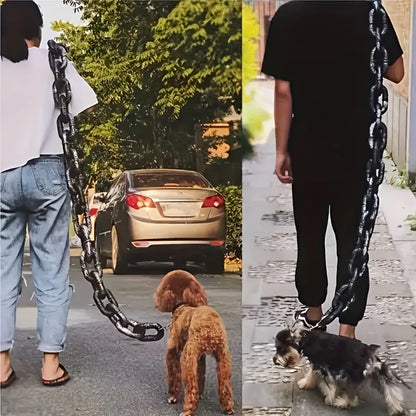 1PC 70-Inch Funny Dog Rope Prop – Durable Foam Chain Leash Photo Prop & Cute Pet Decoration Accessory.