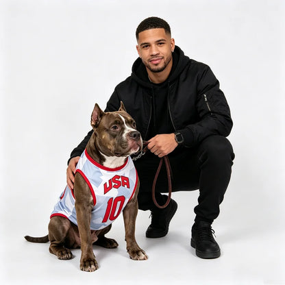 Sport Team Dog Vest – Lightweight Breathable Mesh Shirt for Dogs & Cats, Cool Summer Vest for Teddy, Pug, Golden Retriever, Shiba Inu.