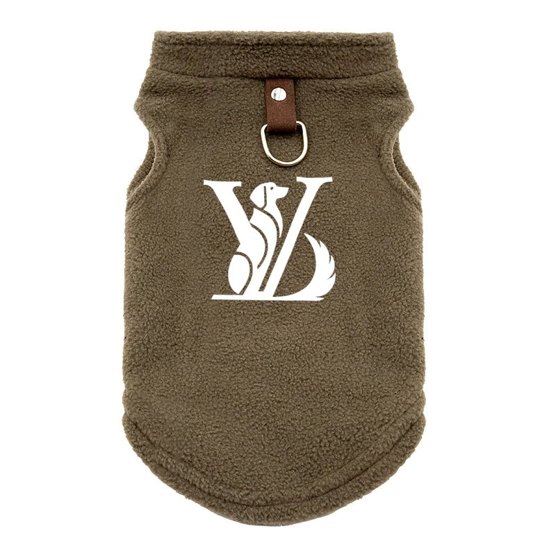 Thickened Warm Fleece Dog Coat Jacket for Small & Medium Dogs – Cozy Winter Puppy Clothing for Chihuahuas & Yorkies.