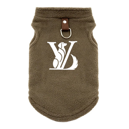 Thickened Warm Fleece Dog Coat Jacket for Small & Medium Dogs – Cozy Winter Puppy Clothing for Chihuahuas & Yorkies.