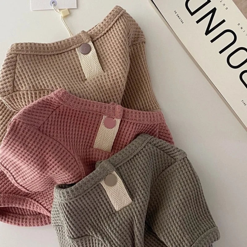 Autumn & Winter Pet Shirt – Soft Solid Cute Bottoming Shirt for Puppies.