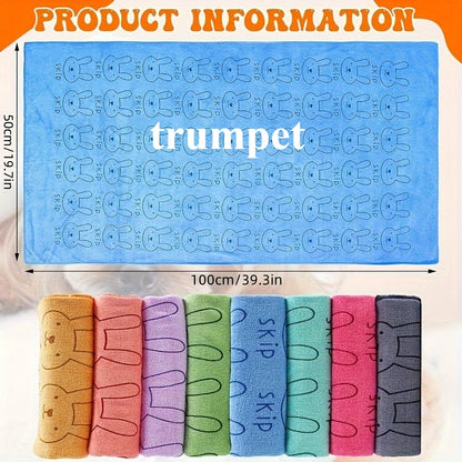 1PC Ultra-Fine Fiber Pet Bath Towel – Super Absorbent, Fast-Drying, Soft & Comfortable Grooming Towel for Small to Large Dogs & Cats